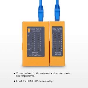 Taplin TK-153H RJ45-CAT5-CAT6 + HDMI Kablo Test Cihazı
