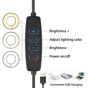 UPX 803L Akrobat LED Aydınlatmalı Dimmerli 5X Büyüteç