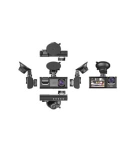 Wolfstar MR-15 3 Kameralı Led Ekranlı Gece Görüşlü G-Sensör Araç İçi ve Arka Kamera