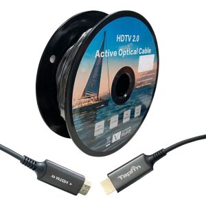 Taplin 4K 60Hz Destekli Fiber Optik 2.0 HDMI Kablo – 60Metre
