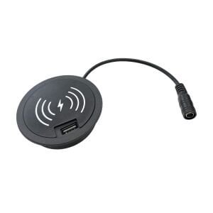electroon DC12Volt 5.5x2.5mm Giriş USB - Type-C Şase Wireless Şarjlık