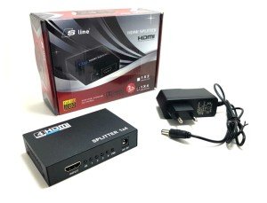 SLine 1x4 HDMI Splitter 1.4V Full HD 1080P