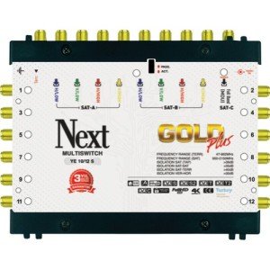 Next 10/12 - 12 Abone Çıkışlı Kaskatlı MultiSwitch +Adaptör