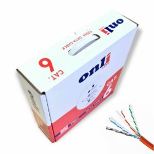Onli 23AWG UTP CAT6 Network Kablosu Turuncu 100Mt Yerli Üretim
