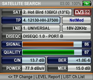 Satfinder 4 HDU Hd Ultra 3.5'' Lcd Ekranlı Uydu Yön Bulucu