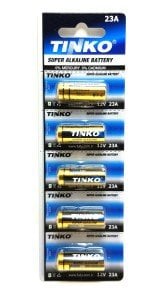 Tinko 23A 12Volt Alkalin Pil - 5Adet