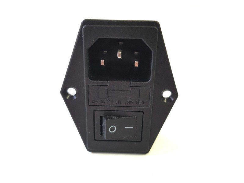electroon C7 Power Şase Erkek Anahtarlı Sigorta Yuvalı Vidalı