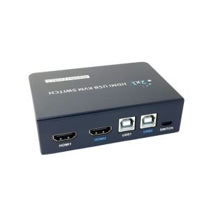 Powermaster PM-11789 4K HDMI/USB KVM Switch 2x1