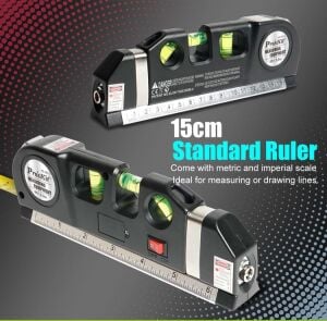 Proskit PD-161-C 4'ü 1 Arada Çok Amaçlı Su Terazili Lazer Seviye Ölçer