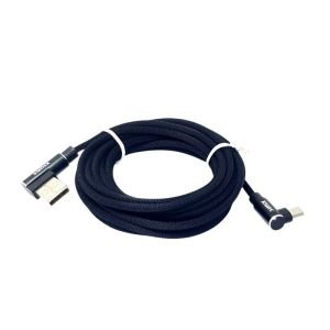 Sunix Siyah L Tipi 3 Metre 2 Amper Micro USB Şarj Data Kablosu