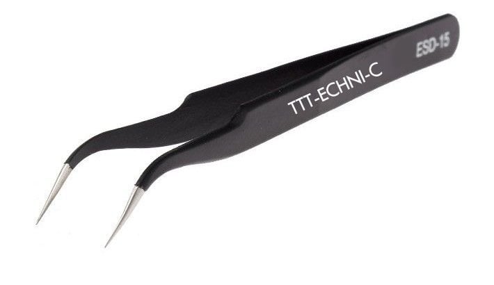 TECHNIC 702016 AntiStatik Eğri Uçlu Cımbız 120mm