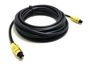 electroon 5metre Optik Toslink Ses Kablosu Gold Metal Fişli