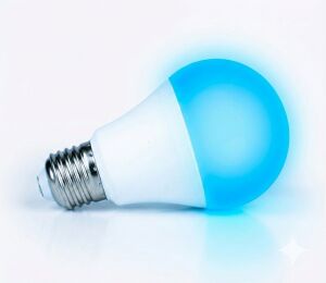 Karluna KL-3009B 12Volt 9Watt E27 6500K 740 Lümen Mavi Led Ampul