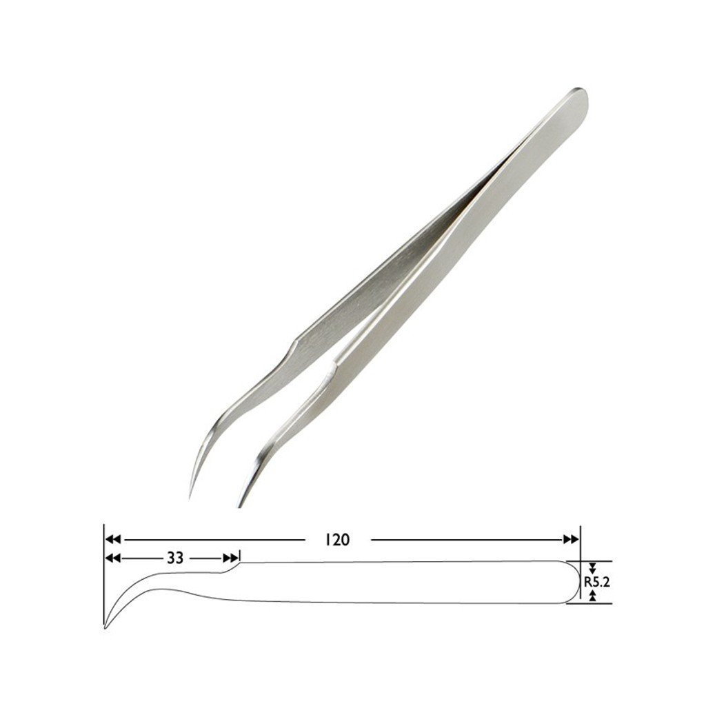 Sprotek STT-505 Eğik Uçlu Cımbız