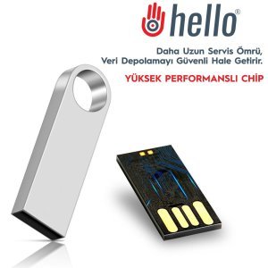 Hello 16Gb Metal USB Flash Bellek