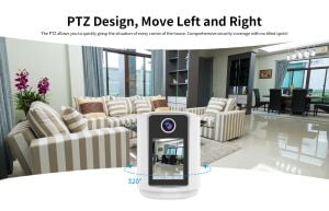 Vstarcam CV331S 3MP Çift Yönlü Ses Wi-Fi Bebek Kamera