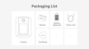 Vstarcam CV331S 3MP Çift Yönlü Ses Wi-Fi Bebek Kamera