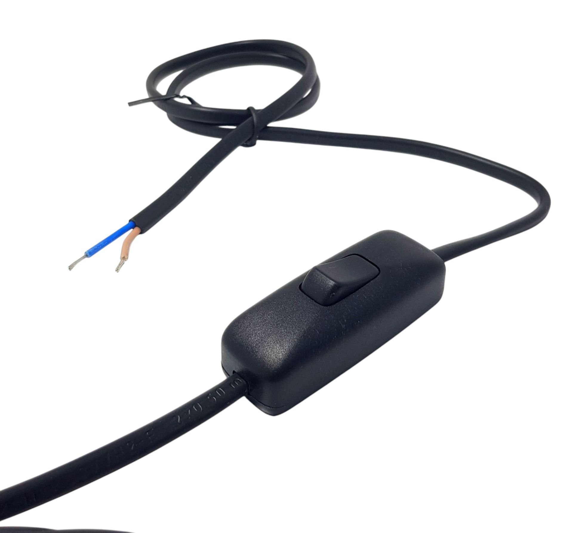Electroon 220Volt Anahtarlı Power Kablo 1 mt 2x0.75mm
