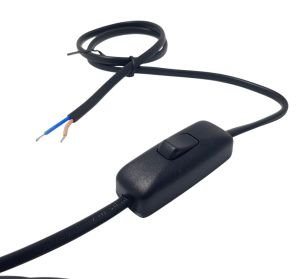 Electroon 220Volt Anahtarlı Power Kablo 1 mt 2x0.75mm