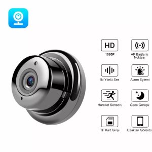 Powermaster PM-4792 V380 Gece Görüşlü Mikrofonlu 1080P mini Wifi IP Kamera