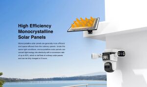 Vstarcam CB621SR 3 Kameralı 6MP Güneş Panelli Solar Wifi PTZ Kamera