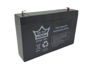 ORTEC 6Volt 7Amper Bakımsız Kuru Akü 6V-7Ah