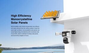 Vstarcam BG621SR 3 Kameralı 6MP Güneş Panelli Sim Kartlı 4G Solar Kamera
