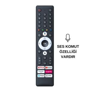 Beko B98 Q 995 X Smart 4K Android TV Kumanda - Ses Komutlu