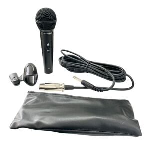 FullSound FS-101 Kablolu Metal Gövdeli El Tipi Mikrofon 5Metre Kablolu