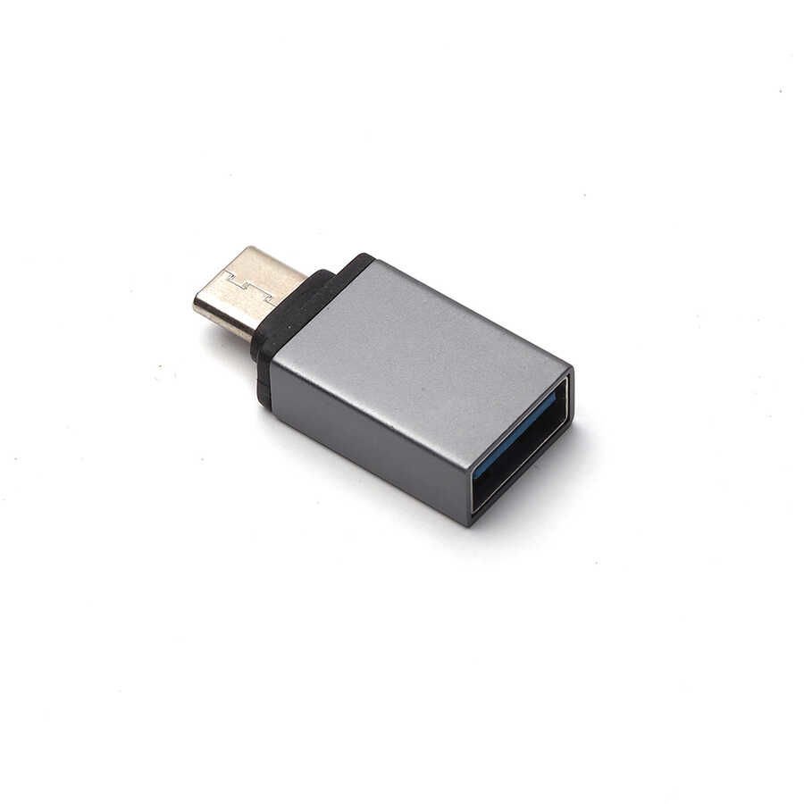 Hadron HDX-5050 Type-C Otg USB Adaptör - Gri