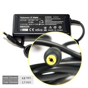 HP Compaq 18.5V 3.5A Notebook Şarj Adaptör 4.8x1.7mm