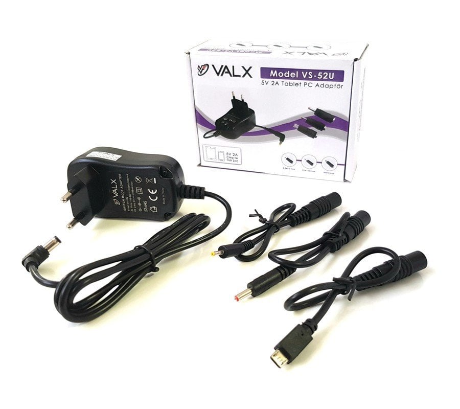 Valx VS-52U 5V 2A DC Üniversal Tablet Pc Adaptör