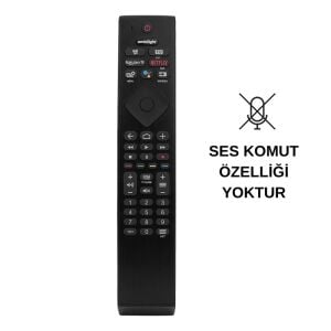 PHILIPS YKF474-B003 Uyumlu Led TV Kumanda -  Ses Komutsuz