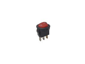 Electroon Mini Işıklı Yuvarlak Anahtar 16mm 250V 3A 3Pin