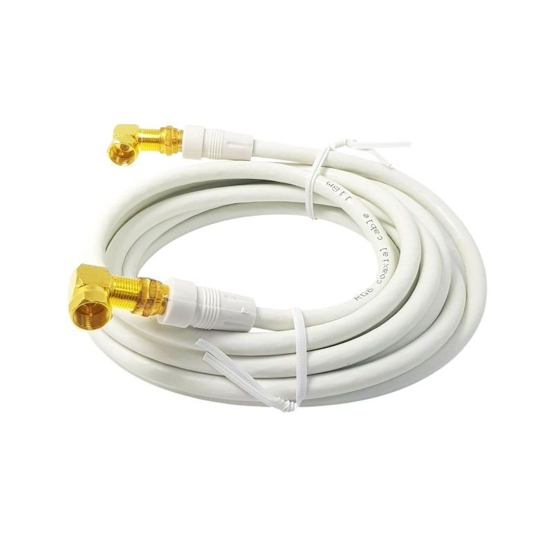 ROSE 2 Metre 2x 90Derece Gold F Konnektörlü Anten Kablosu