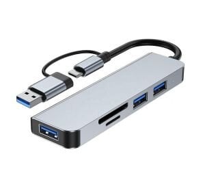 Taplin TK-125 3Port Usb Type-C Çoklayıcı Hub Kart Okuyucu
