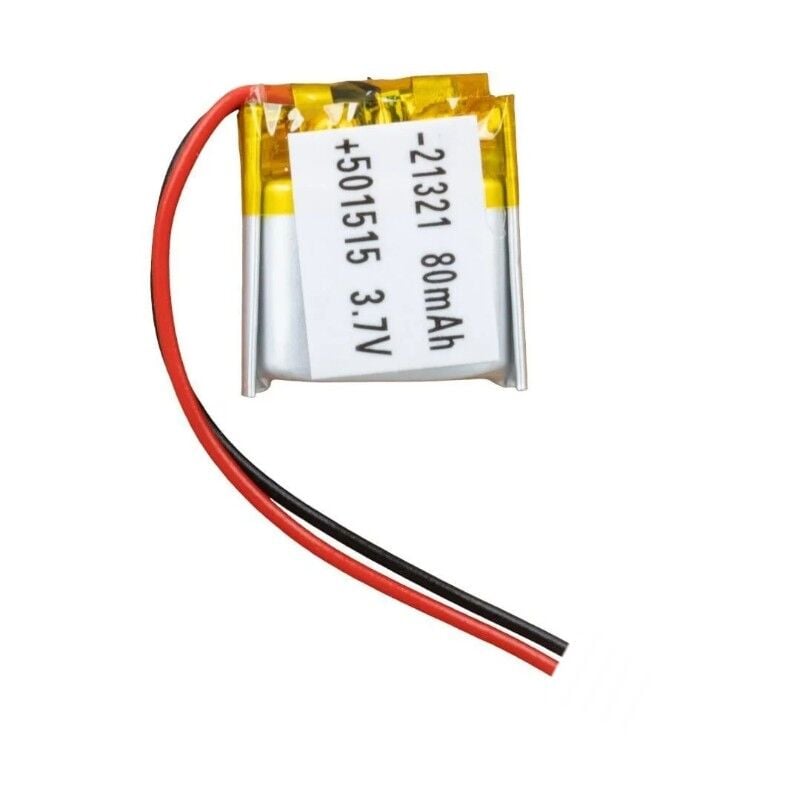 PowerMaster 501515 3.7Volt 80Mah Lityum Polimer Pil - Soketsiz