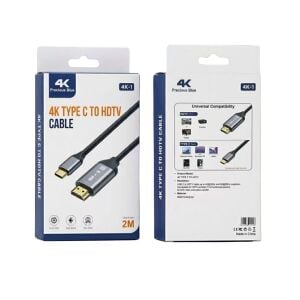 Fully 4K 30HZ Type-C TO 4K HDMI Görüntü Aktarma Kablosu 2 Metre