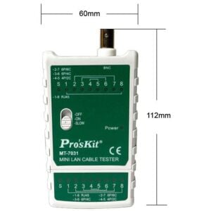 Proskit MT-7031 Network Kablo CAT5/CAT6/RJ45 Test Cihazı