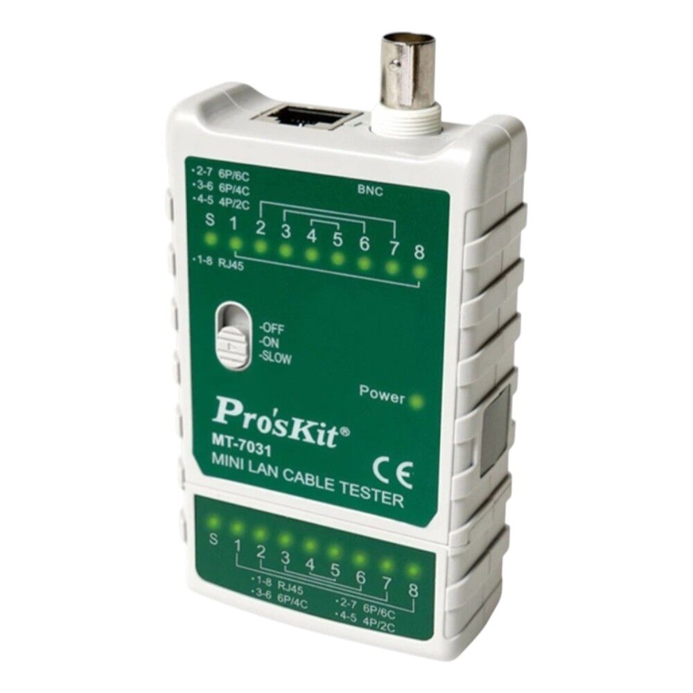 Proskit MT-7031 Network Kablo CAT5/CAT6/RJ45 Test Cihazı
