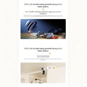 Imou IPC-S2XEP-6M0S Ranger Dual 3MP+3MP  Wi-Fi Çift Lensli Güvenlik Kamera