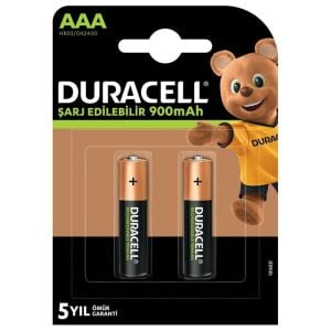 DURACELL 1.2V 900mA NiMH Şarjlı İnce Kalem Pil AAA