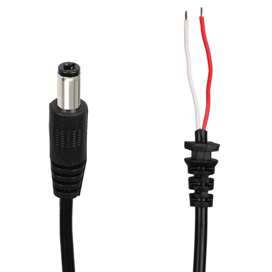 Powermaster 5.5x2.5mm Düz Jak Fişli 1.2mt Notebook Adaptör Kablosu