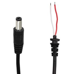 Powermaster 5.5x2.5mm Düz Jak Fişli 1.2mt Notebook Adaptör Kablosu