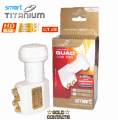 Smart Titanium Quad 0,1dB LNB Altın Uçlu