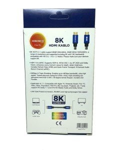 Hiremco 8K Ultra HD 1.5Metre HDMI Kablo