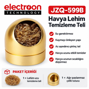 electroon JZQ-599B Havya Lehim Temizleme Teli
