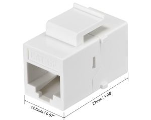 electroon RJ45 Cat5-Cat6-Cat7 Dişi-Dişi Ara Fiş Klipsli 8P8C