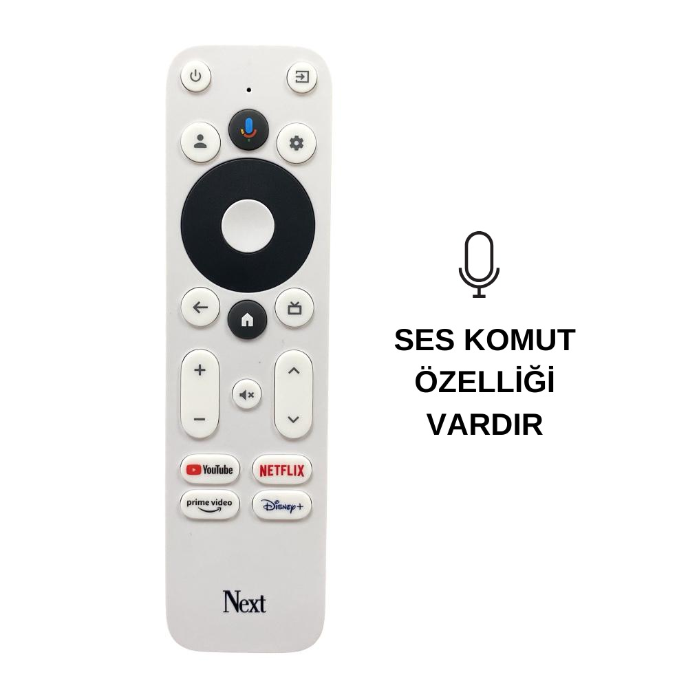 Next 4K TV Stick Tv Box Orijinal Kumanda - Ses Komutlu