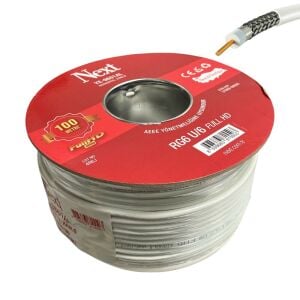 NEXT YE-9601 RG6-U6 Full HD Koaksiyel Anten Kablosu 100Metre